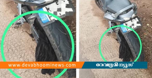 മണ്ണാർക്കാട് ഓടിക്കൊണ്ടിരുന്ന ബൈക്കിൽ വസ്ത്രം കുരുങ്ങി റോഡിലേക്ക് തെറിച്ച് വീണ് യുവതി; ​ഗുരുതര പരിക്ക്