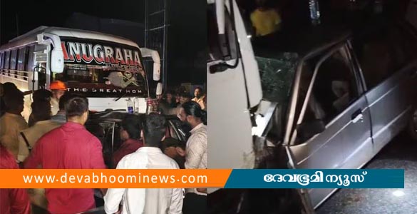 നെടുമങ്ങാട് കാറും ട്രാവലറും കൂട്ടിയിടിച്ച് അപകടം; യുവാവിന് ദാരുണാന്ത്യം, 3 പേർക്ക് പരിക്ക്