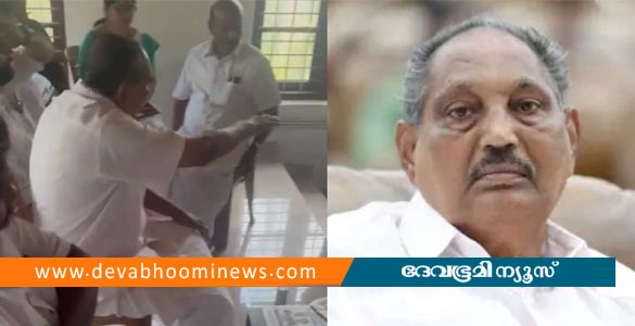 വയനാട് ഡിസിസി പ്രസിഡന്‍റിനെ കയ്യേറ്റം ചെയ്ത് കോണ്‍ഗ്രസ് പ്രവര്‍ത്തകര്‍