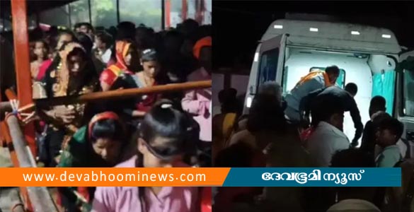 യുപിയിലെ ക്ഷേത്രത്തില്‍ വൈദ്യുതി കമ്പി പൊട്ടിവീണു; തിക്കിലും തിരക്കിലും 2 മരണം
