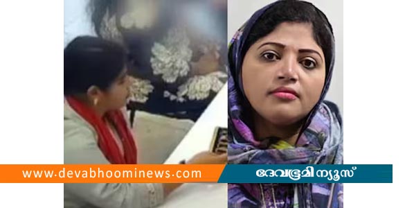 മോതിരം വാങ്ങാനെത്തി, ജീവനക്കാരുടെ കണ്ണുവെട്ടിച്ച് മാല കവര്‍ന്നു; യുവതി സിസിടിവിയില്‍ കുടുങ്ങി