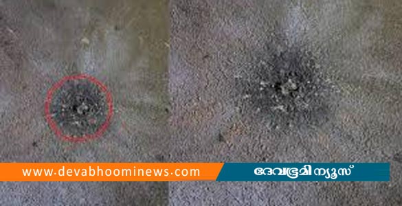 കണ്ണൂരില്‍ സ്‌ഫോടനം; റോഡിലെ ടാര്‍ ഇളകിത്തെറിച്ചു