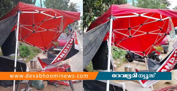 പാഴ്‌സല്‍ നല്‍കിയില്ല; തിരുവനന്തപുരത്ത് പായസക്കടയില്‍ കാര്‍ ഇടിച്ചുകയറ്റി അതിക്രമം