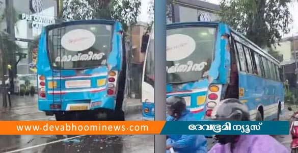 കോഴിക്കോട് സ്വകാര്യബസ് മരത്തില്‍ ഇടിച്ചു; 20 പേർക്ക് പരിക്ക്