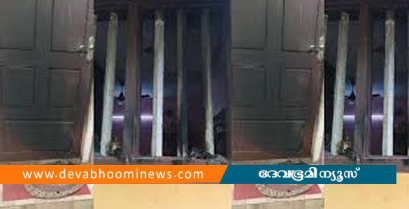 ചിറയിന്‍കീഴില്‍ ബിജെപി സ്ഥാനാര്‍ത്ഥിയുടെ വീടിന് തീയിടാന്‍ ശ്രമം