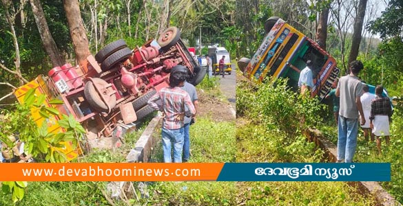 കണ്ണൂരിൽ നിയന്ത്രണം വിട്ട് ലോറി മറിഞ്ഞു; ഒരു മരണം, ഏഴ് പേർക്ക് പരിക്ക്