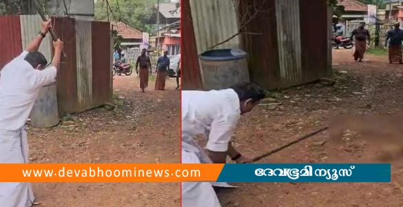 കൊല്ലത്ത് തെരുവുനായയെ തല്ലിക്കൊന്ന യുഡിഎഫ് സ്ഥാനാർഥിക്കെതിരെ കേസ്