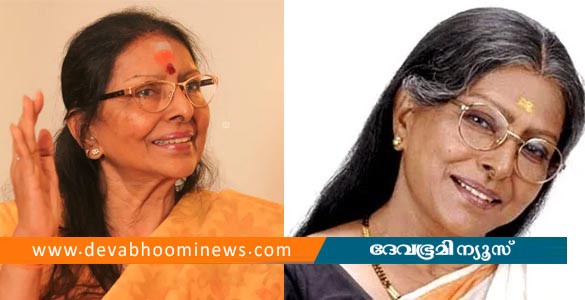 2024ലെ ജെ സി ഡാനിയേല്&zwj; പുരസ്&zwnj;കാരം നടി ശാരദയ്ക്ക്