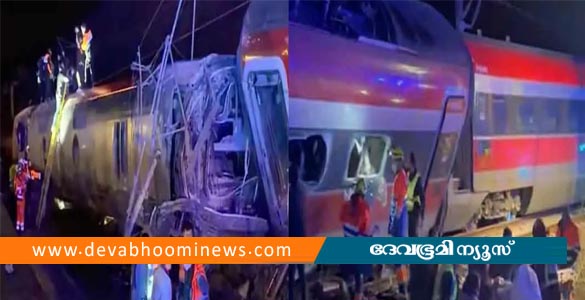 സ്&zwnj;പെയിനില്&zwj; അതിവേഗ ട്രെയിനുകള്&zwj; കൂട്ടിയിടിച്ചു; 21 പേര്&zwj;ക്ക് ദാരുണാന്ത്യം