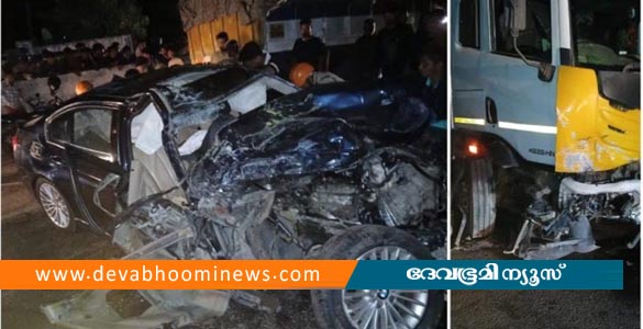 കാസർകോട് കാറും ലോറിയും കൂട്ടിയിടിച്ച് അപകടം; മംഗളൂരു സ്വദേശികൾക്ക് ദാരുണാന്ത്യം