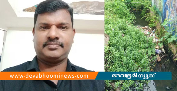 കനത്ത മഴ: ആലപ്പുഴയിൽ ഓടയിൽ വീണ് യുവാവ് മരിച്ചു