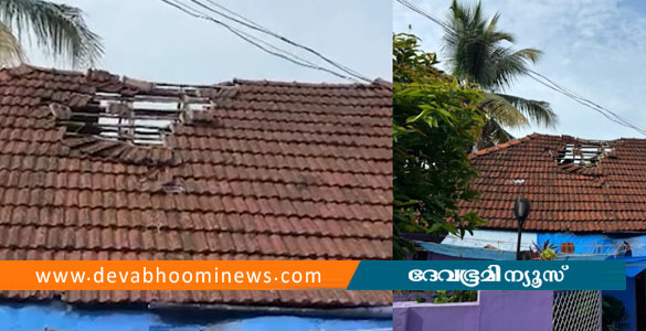 നെടുമ്പാശ്ശേരിയിൽ വിമാനം താഴ്ന്ന് പറന്നു; വീടിന്&zwj;റെ മേൽക്കൂര തകര്&zwj;ന്നു