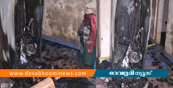 ഗുരുവായൂരിൽ കിടപ്പുരോഗികളായ ദമ്പതികൾക്ക് ഫ്രിഡ്ജ് പൊട്ടിത്തെറിച്ച് പരിക്ക്