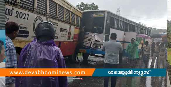 പനമരത്ത് കെഎസ്ആര്&zwj;ടിസി ബസുകള്&zwj; കൂട്ടിയിടിച്ചു; നിരവധി പേര്&zwj;ക്ക് പരിക്ക്