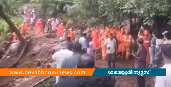 അടൂർമലയില്&zwj; ഉരുൾപൊട്ടൽ: സ്ത്രീ മരിച്ചു; ഭർത്താവും മകനും അത്ഭുതകരമായി രക്ഷപെട്ടു