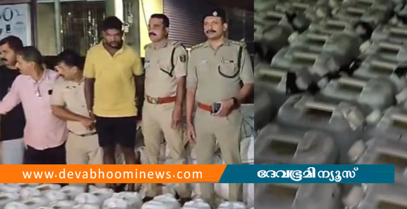 പയ്യന്നൂരിൽ 200 കന്നാസുകളിലായി കടത്തിയ 7000 ലിറ്റർ സ്പിരിറ്ററും ലോറിയും പിടികൂടി
