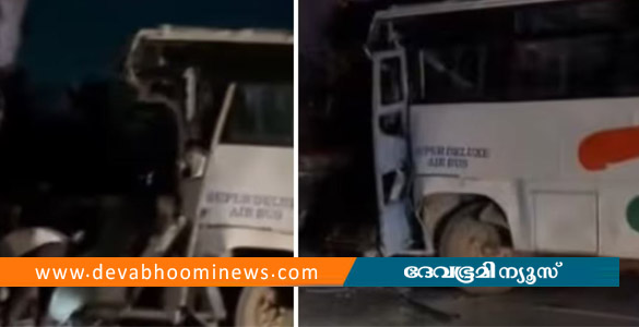 മൈസൂരുവിൽ കെഎസ്ആർടിസി ബസ് ലോറിയുമായി കൂട്ടിയിടിച്ചു: 9 പേർക്ക് പരിക്ക്